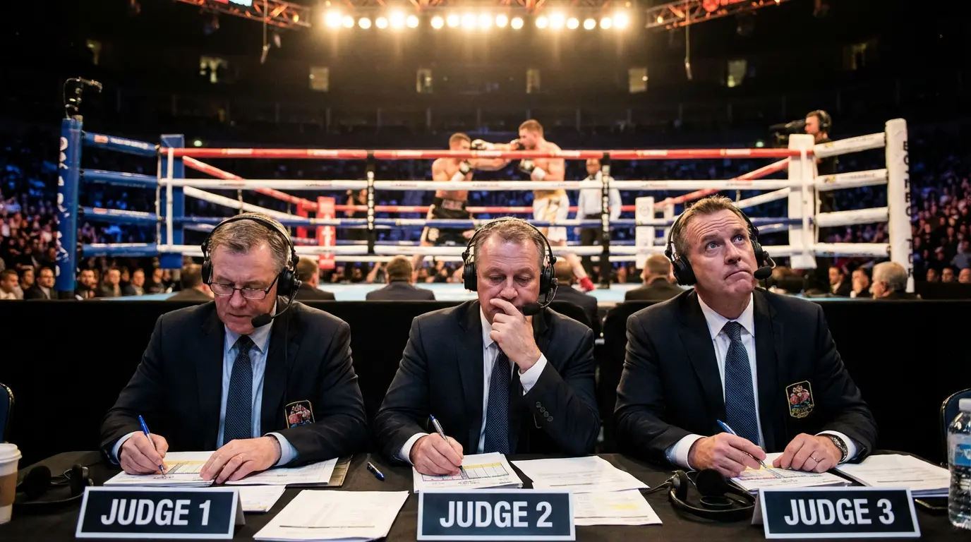 Tipos de decisiones en boxeo para apuestas - unánime dividida mayoritaria